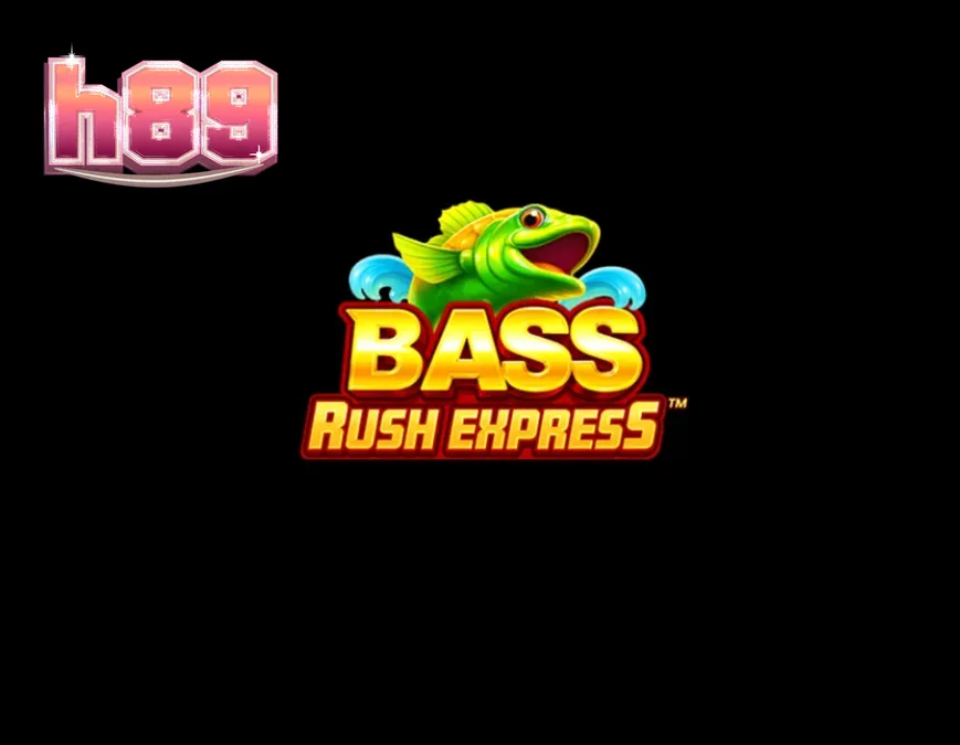 Tampilan visual slot Bass Rush Express dengan tema danau yang tenang